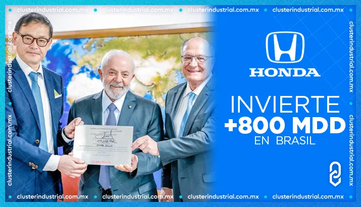 Honda anuncia inversión de 800 MDD en Brasil para producir modelos híbridos