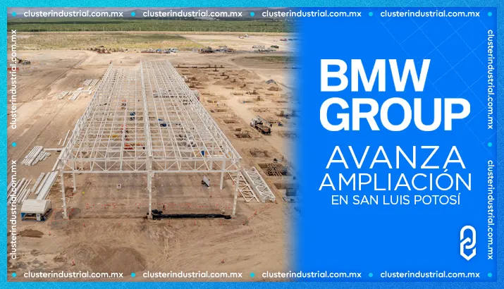 BMW Group muestra avance de la construcción de la planta de baterías en San Luis Potosí