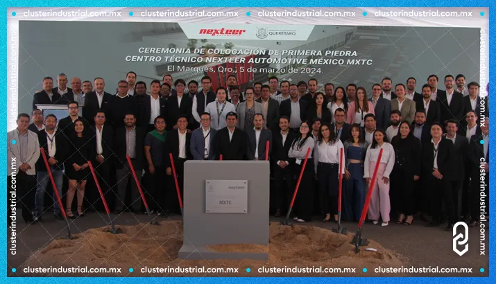 Nexteer coloca la primera piedra de MXTC para promover la innovación automotriz en Querétaro