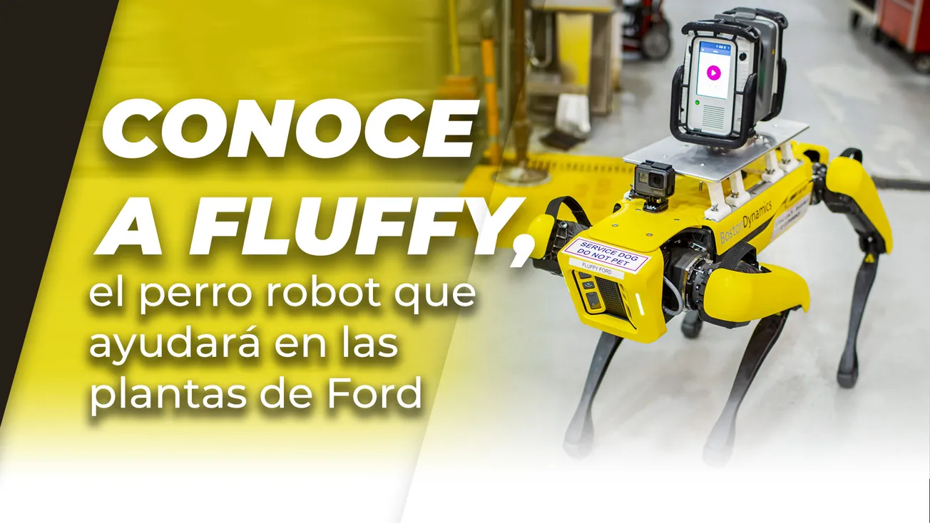 Conoce a Fluffy, el perro robot que ayudará en las plantas de Ford