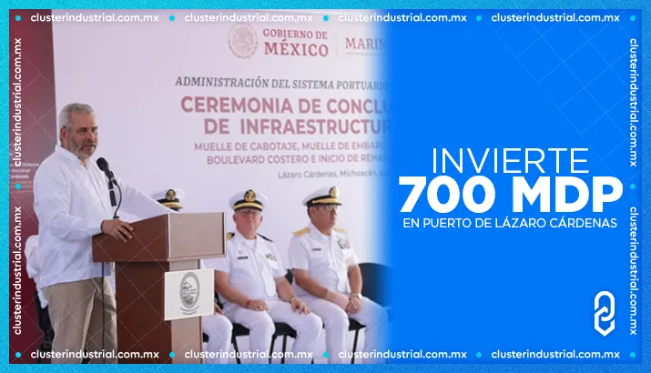 Asipona invierte 700 MDP en infraestructura en el Puerto de Lázaro Cárdenas