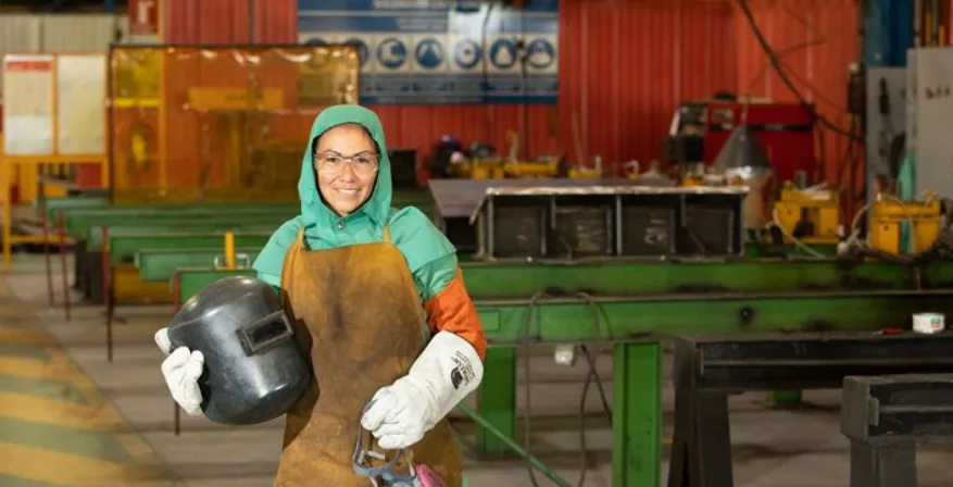 Yudith Tovar, la primera mujer soldadora en Ternium