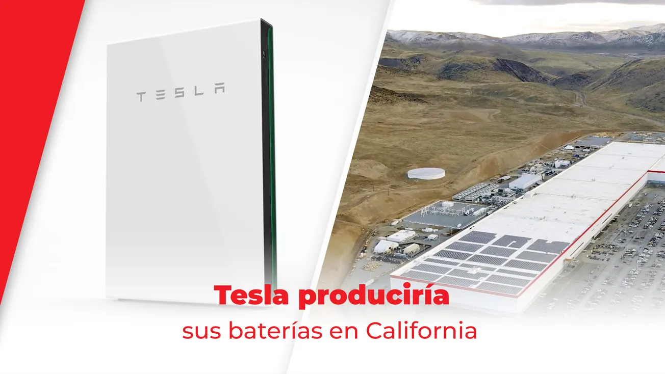 Tesla produciría sus baterías en California