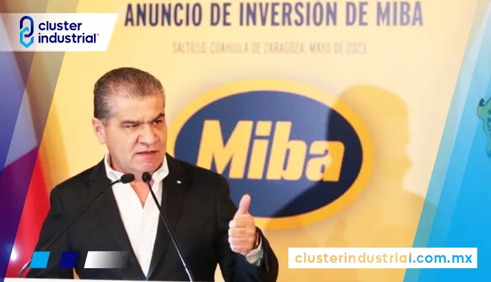 Miba invierte 25 MDD para instalarse en Ramos Arizpe