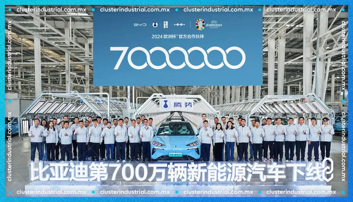 BYD es la primera OEM en producir 7 millones de vehículos NEV