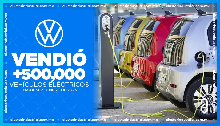 Volkswagen vendió más de 500,000 vehículos eléctricos hasta septiembre de 2023