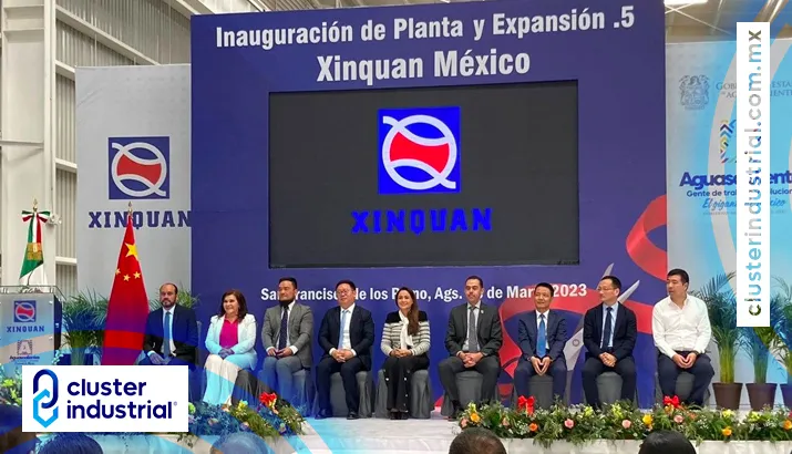 Xinquan expande su planta en Aguascalientes por 30 MDD