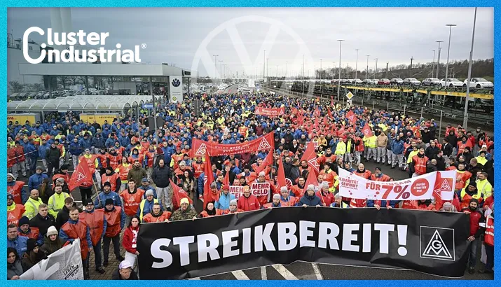 Trabajadores de Volkswagen en Alemania inician paros por potenciales recortes