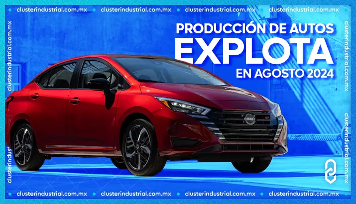 Producción de autos explota en agosto y supera las 350 mil unidades