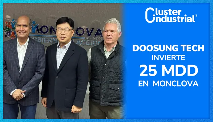 Doosung Tech se instalará en Monclova con una inversión inicial de 25 MDD