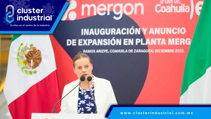 Mergon inaugura planta con inversión de 15 MDD en Coahuila