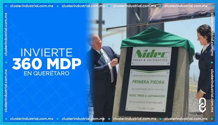 Nidec Press & Automation inicia expansión en Querétaro por 360 MDP