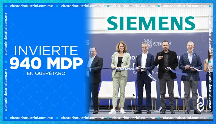 Siemens inaugura planta Kaizen en Querétaro con inversión de 940 MDP