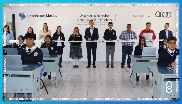 Audi México y Enseña por México transforman la educación en Puebla