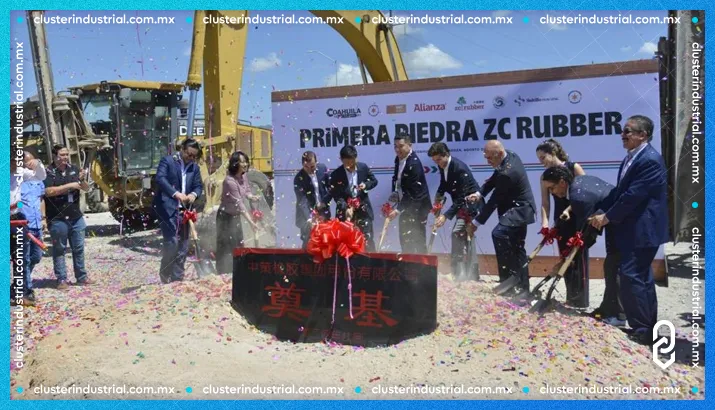 ZC Rubber coloca primera piedra de nueva planta en Coahuila con Inversión de 500 MDD