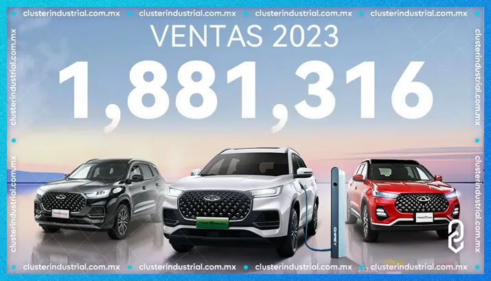 Chirey supera expectativas en México: vendió más de 38 mil autos en 2023