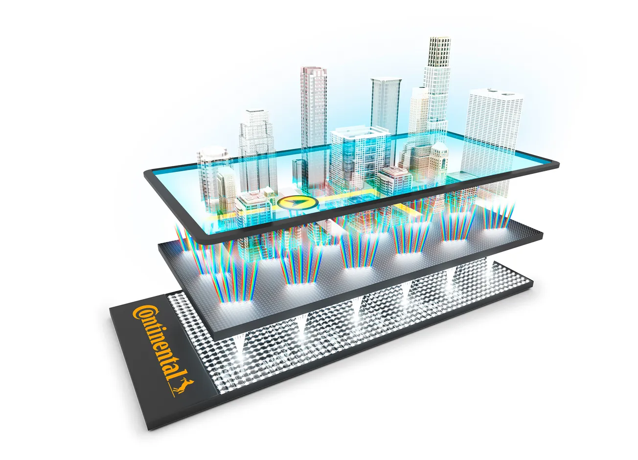 Continental desarrolla pantalla 3D para autos