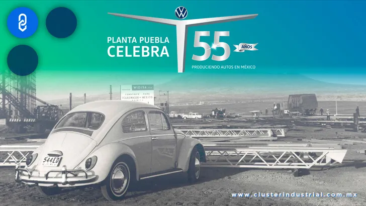 ¡Felicidades Volkswagen de México! Por el 55º aniversario de su planta en Puebla