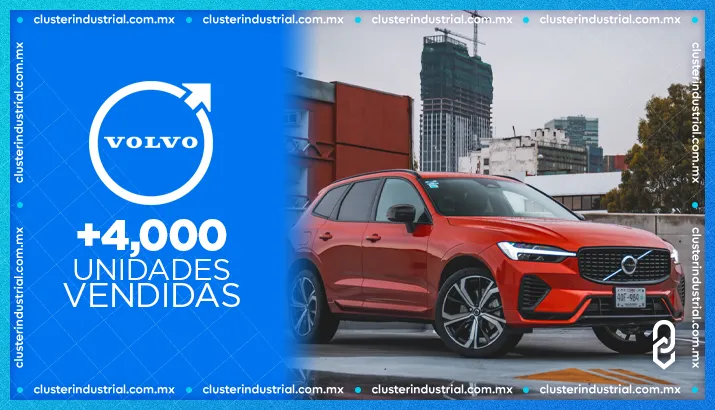 Volvo ha vendido más de 4 mil vehículos en México de enero a octubre de 2023