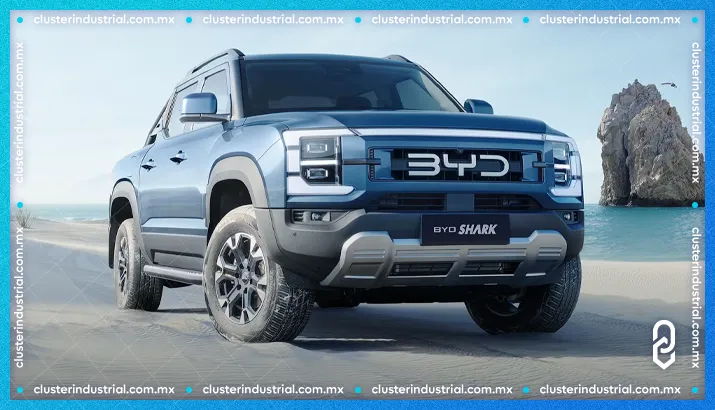 BYD lanza su pick up híbrida Shark a nivel mundial desde México