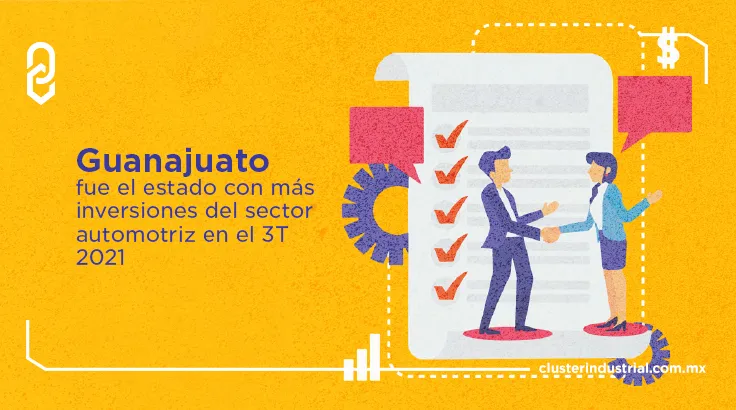 Guanajuato fue el estado con más inversiones del sector automotriz en el 3T 2021