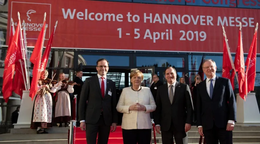 Inauguran Feria Hannover Messe 2019