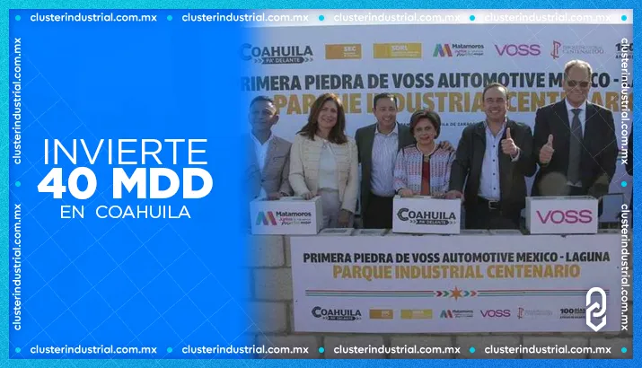 Voss Automotive invierte 40 MDD en Coahuila para producir líneas de conducción neumáticas