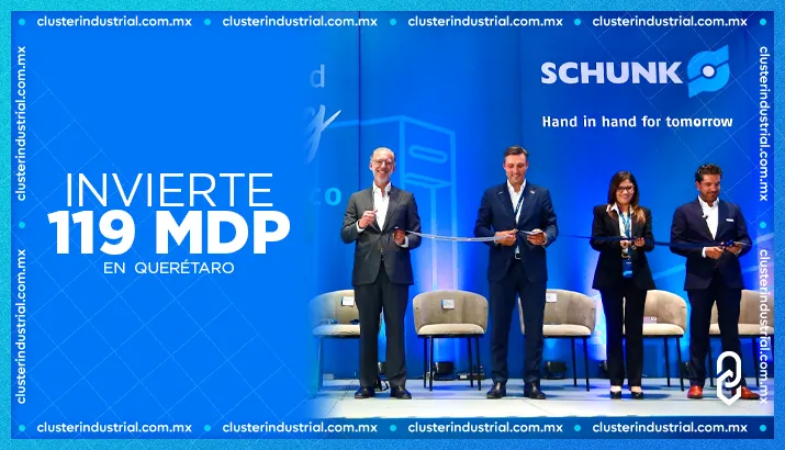 Schunk México inaugura Centro Tecnológico con inversión de 119 MDP en Querétaro