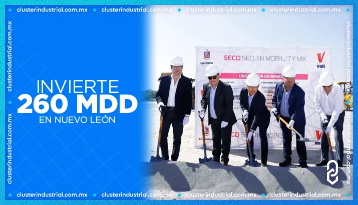 Seojin Mobility invierte 260 MDD para establecerse en Nuevo León