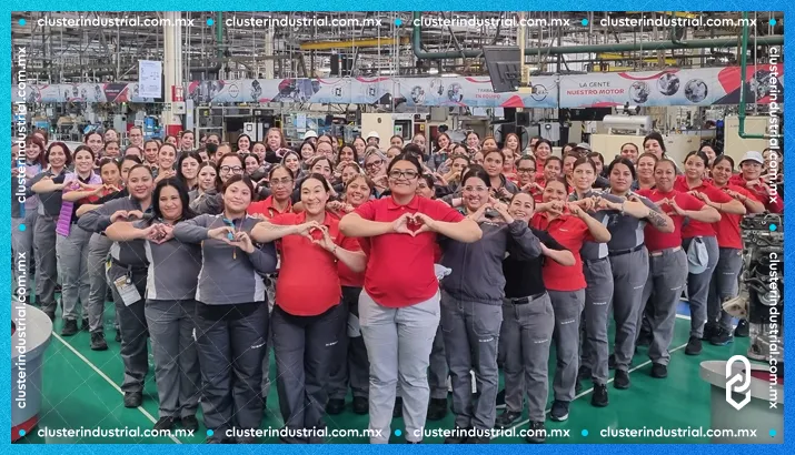 Nissan Mexicana reconoce la fuerza de las más de 3,600 mujeres que laboran en ella