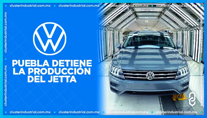 Volkswagen Puebla detiene la producción del Jetta por 2 semanas