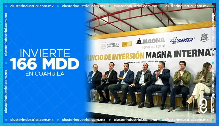 Magna invierte 166 MDD en Coahuila para la producción de piezas estructurales para EV