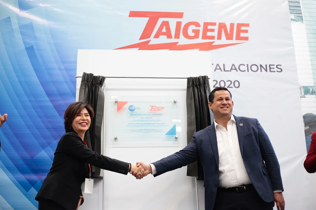 Taigene, empresa taiwanesa, inaugura su primera planta de Latinoamérica en León