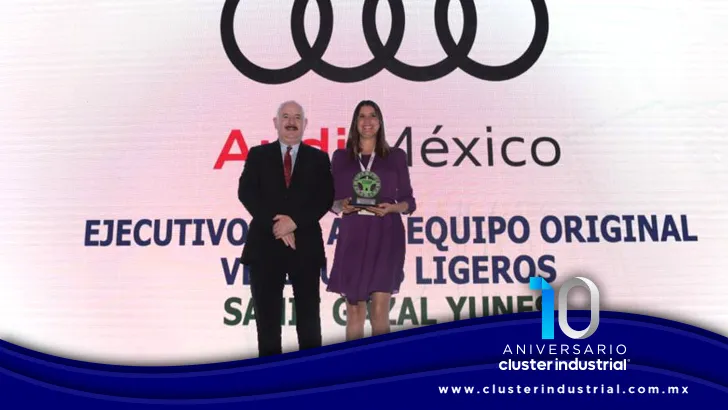 Sahíe Gazal, de Audi México, gana premio Mejor Ejecutivo del Año en la Industria Automotriz