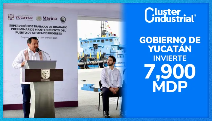 Gobierno de Yucatán invierte 7,900 MDP en ampliar el Puerto de Altura de Progreso