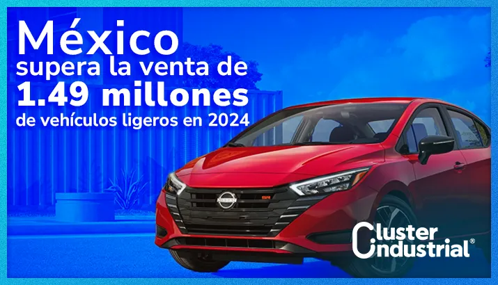 México cierra 2024 con más de 1.49 millones de vehículos ligeros vendidos