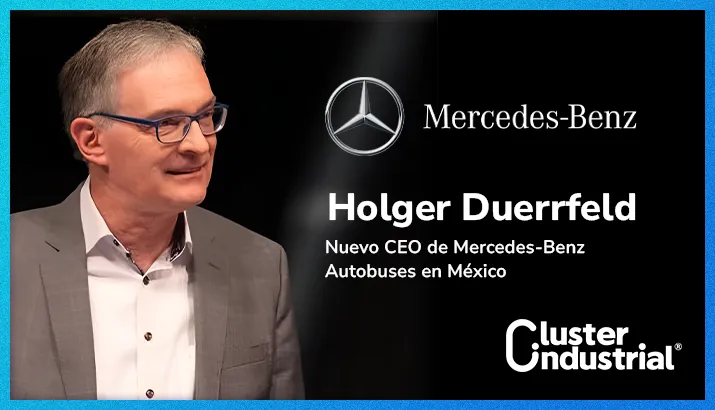 Holger Duerrfeld asume el liderazgo de Mercedes-Benz Autobuses en México