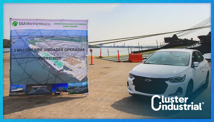 Puerto de Lázaro Cárdenas celebra hito automotriz con 3 millones de unidades movilizadas