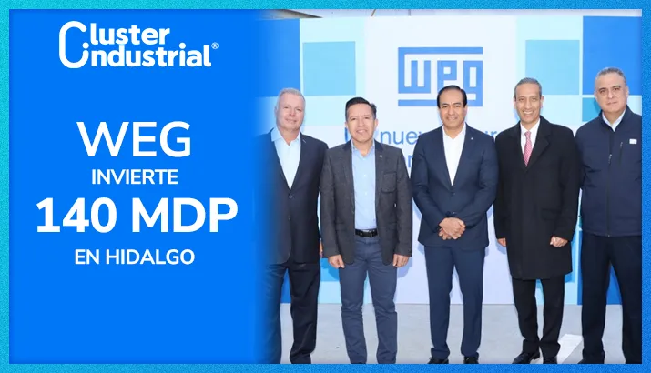 WEG invierte 140 MDP en expansión en Hidalgo