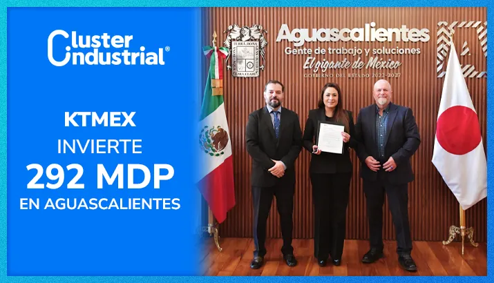 KTMex expande su planta en Aguascalientes con inversión de 292 MDP