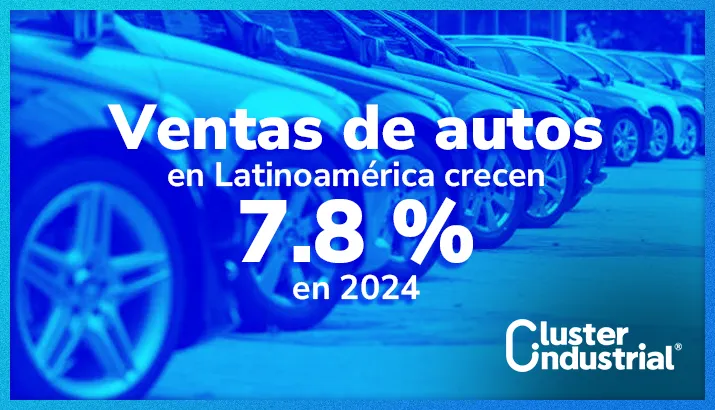 Ventas de autos en Latinoamérica crecen 7.8% en 2024, con Brasil y México como líderes