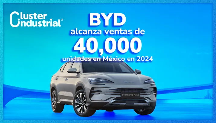 BYD alcanza 40,000 ventas en México y proyecta duplicarlas en 2025