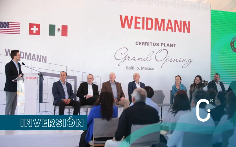 Weidmann inaugura nueva planta en Coahuila con inversión de 30 MDD