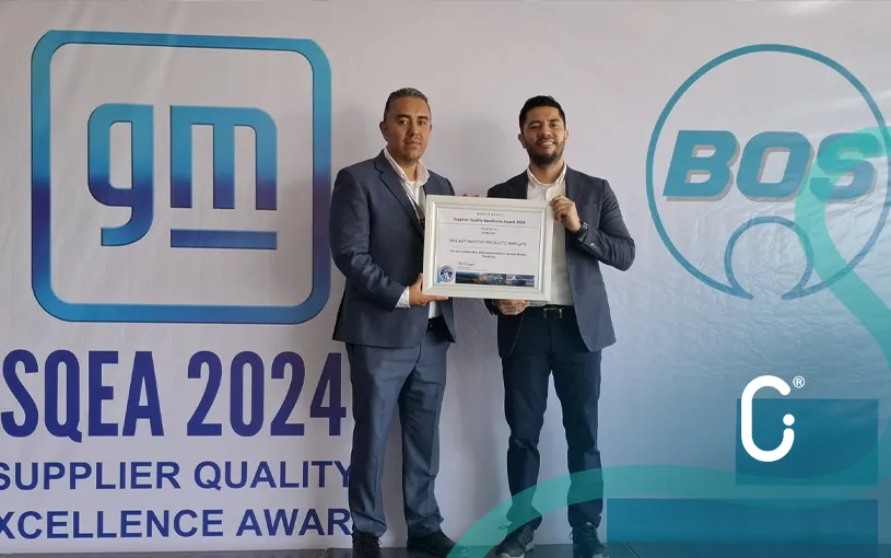 BOS Irapuato recibe el Supplier Quality Excellence Award 2024 de General Motors