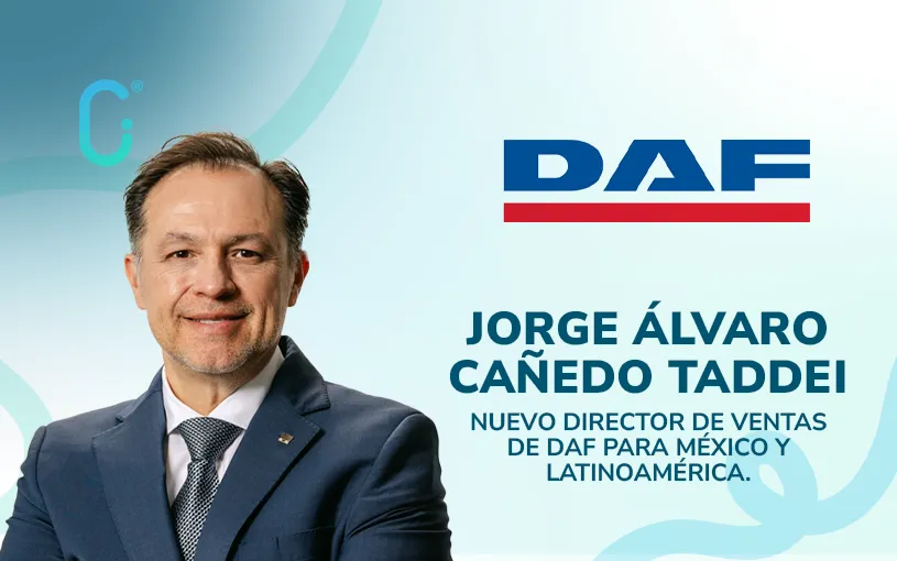 Jorge Álvaro Cañedo Taddei asume la Dirección de Ventas de DAF para México y Latinoamérica