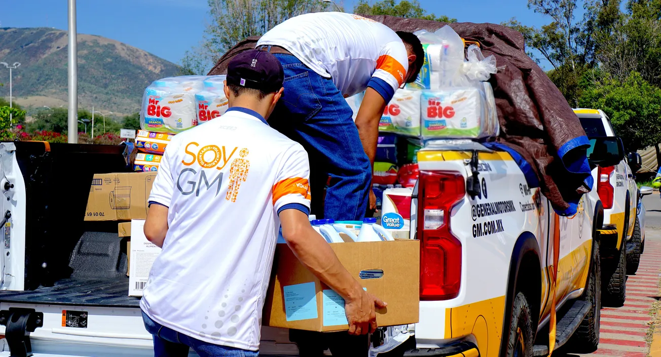 GM y AMDGM movilizan asistencia humanitaria en San Luis Potosí y Veracruz