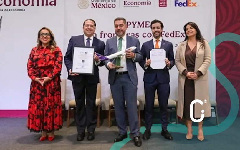 Secretaría de Economía y FedEx firman convenio para fortalecer la logística y competitividad de las mipymes mexicanas