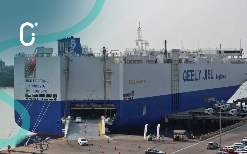 Más de 5,000 autos de Geely y Zeekr arriban al Puerto Lázaro Cárdenas en operación inaugural