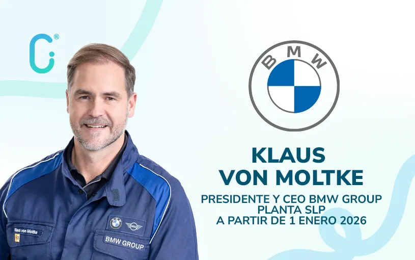 BMW anuncia nuevo Presidente y CEO para la planta SLP: Klaus von Moltke releva a Harald Gottsche