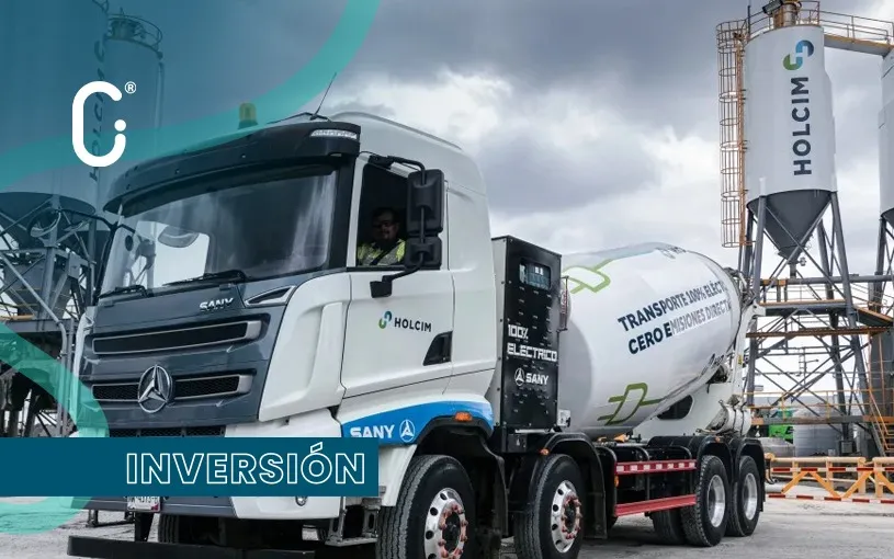 Holcim invierte 51 MDP en la primera planta de concreto 100% eléctrica en México
